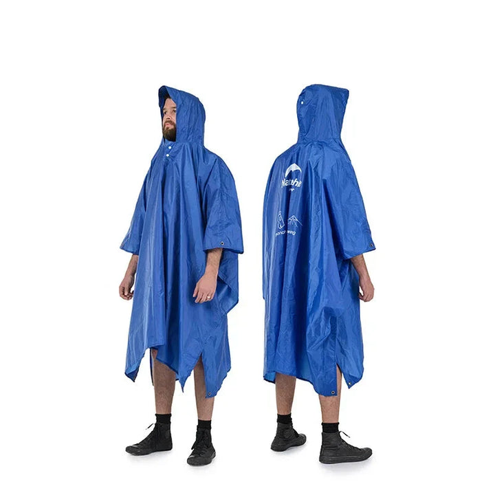 Cape de pluie bleu